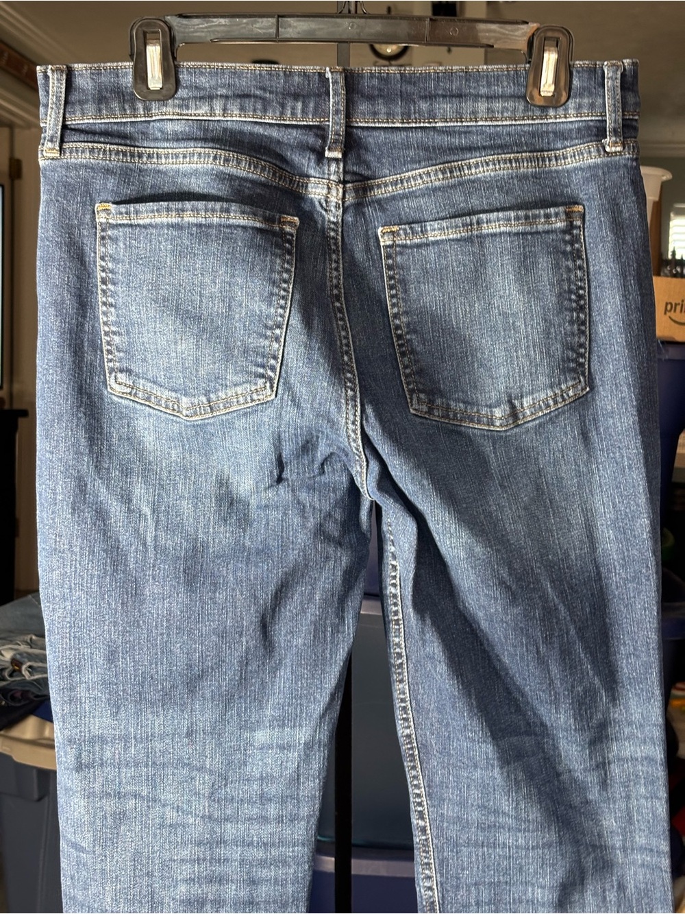 Banana Republic Denim Jeans in Medium Blue with Tan Stitching Size 8/29 EPC - Picture 4 of 7